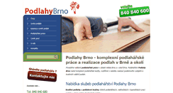 Desktop Screenshot of podlahybrno.com