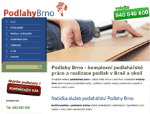 Tablet Screenshot of podlahybrno.com